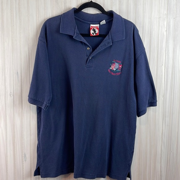 Disney Other - VINTAGE 25th anniversary WALT DISNEY WORLD LOGO PARK ICON POLO